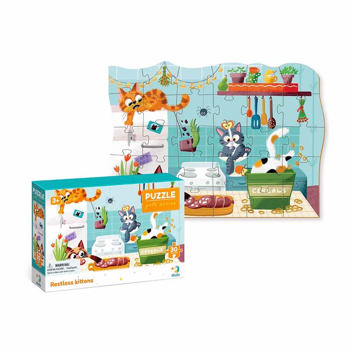 Puzzle Mascotas Gatos traviesos