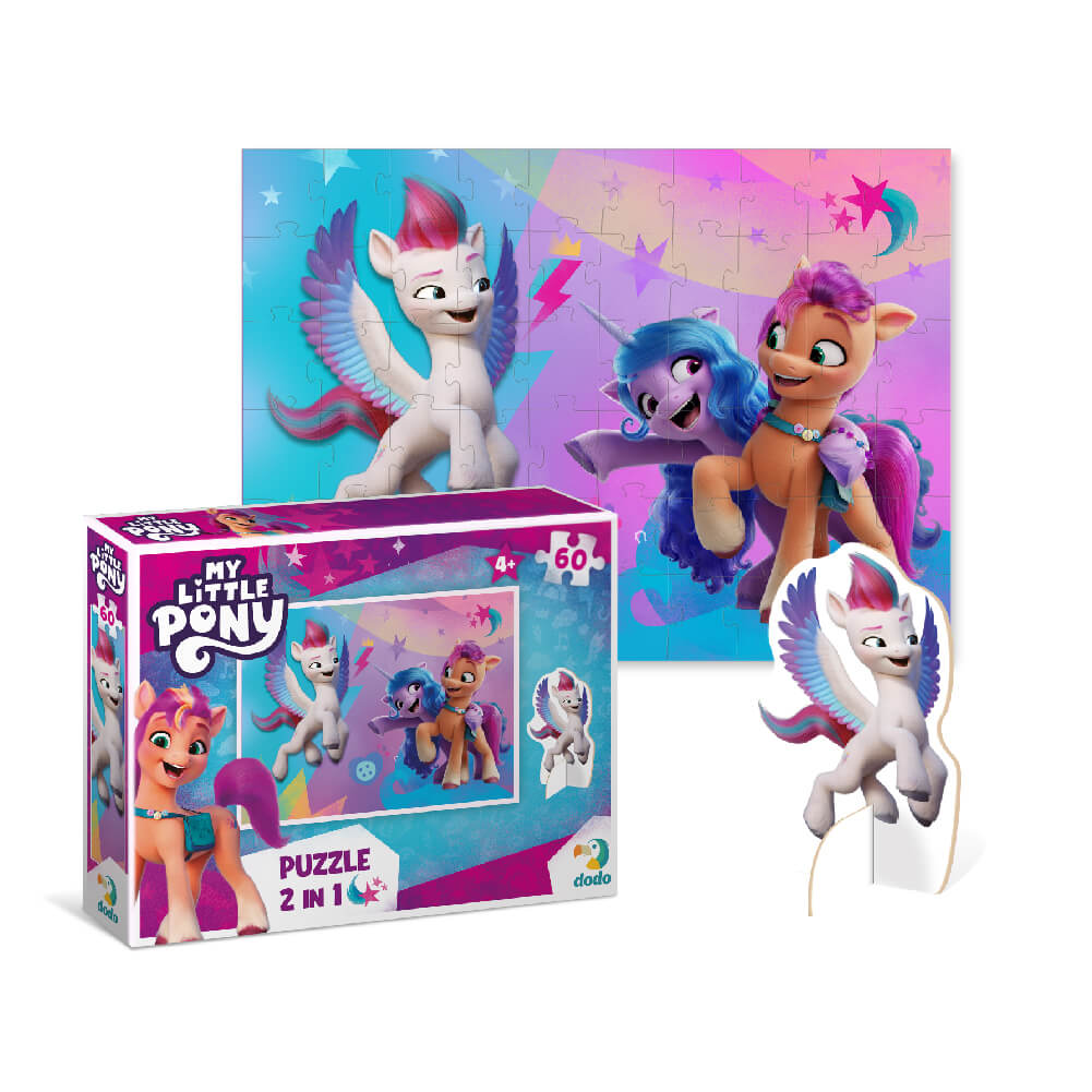 Puzzle My Little Pony con figura de Zipp (60 piezas)