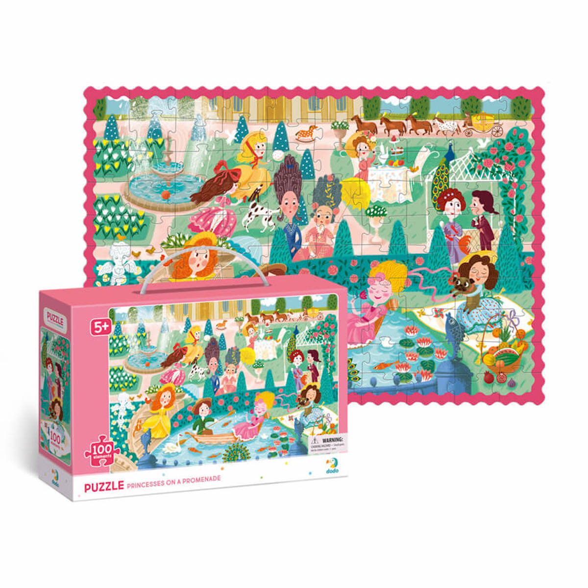 Puzzle Princesas dando un paseo