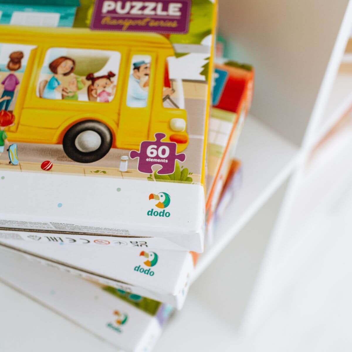Puzzle Transportes Autobús (60 piezas)