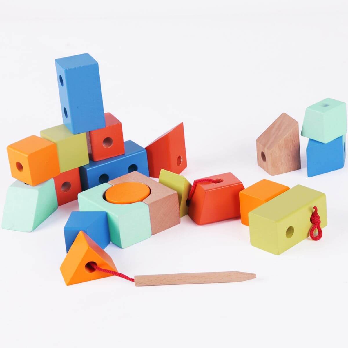 Set de ensartar Bloques