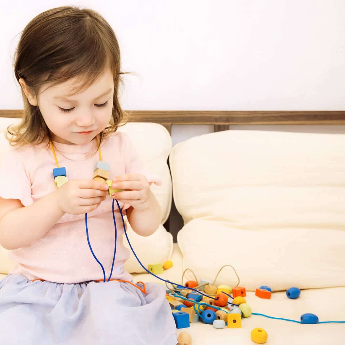 Set de ensartar Cuentas y formas