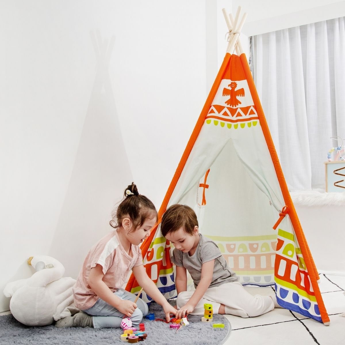 Tipi indio naranja
