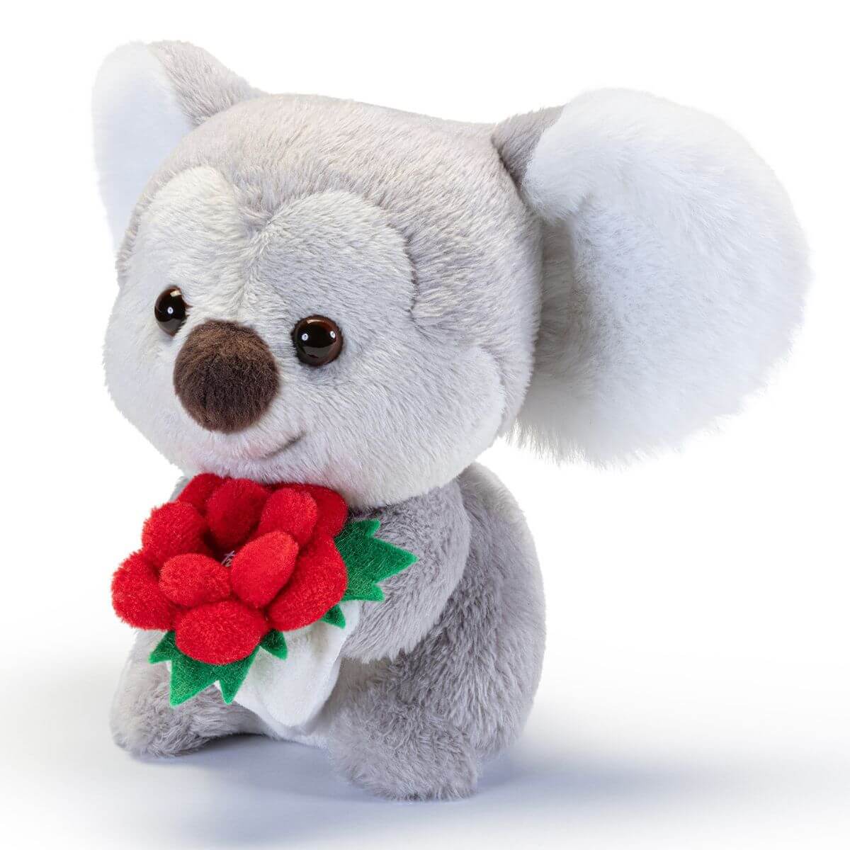 Trudino Koala con flores rojas