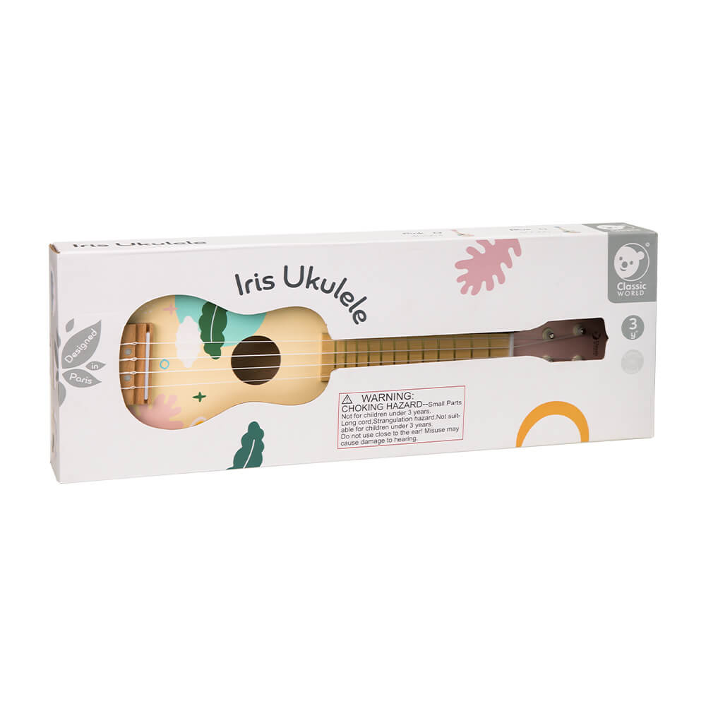 Ukelele Iris rosa