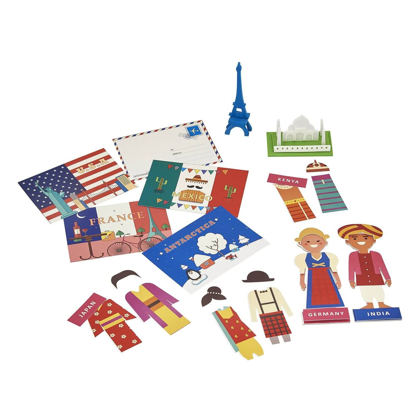Viaje por el mundo (caja de 3 manualidades)