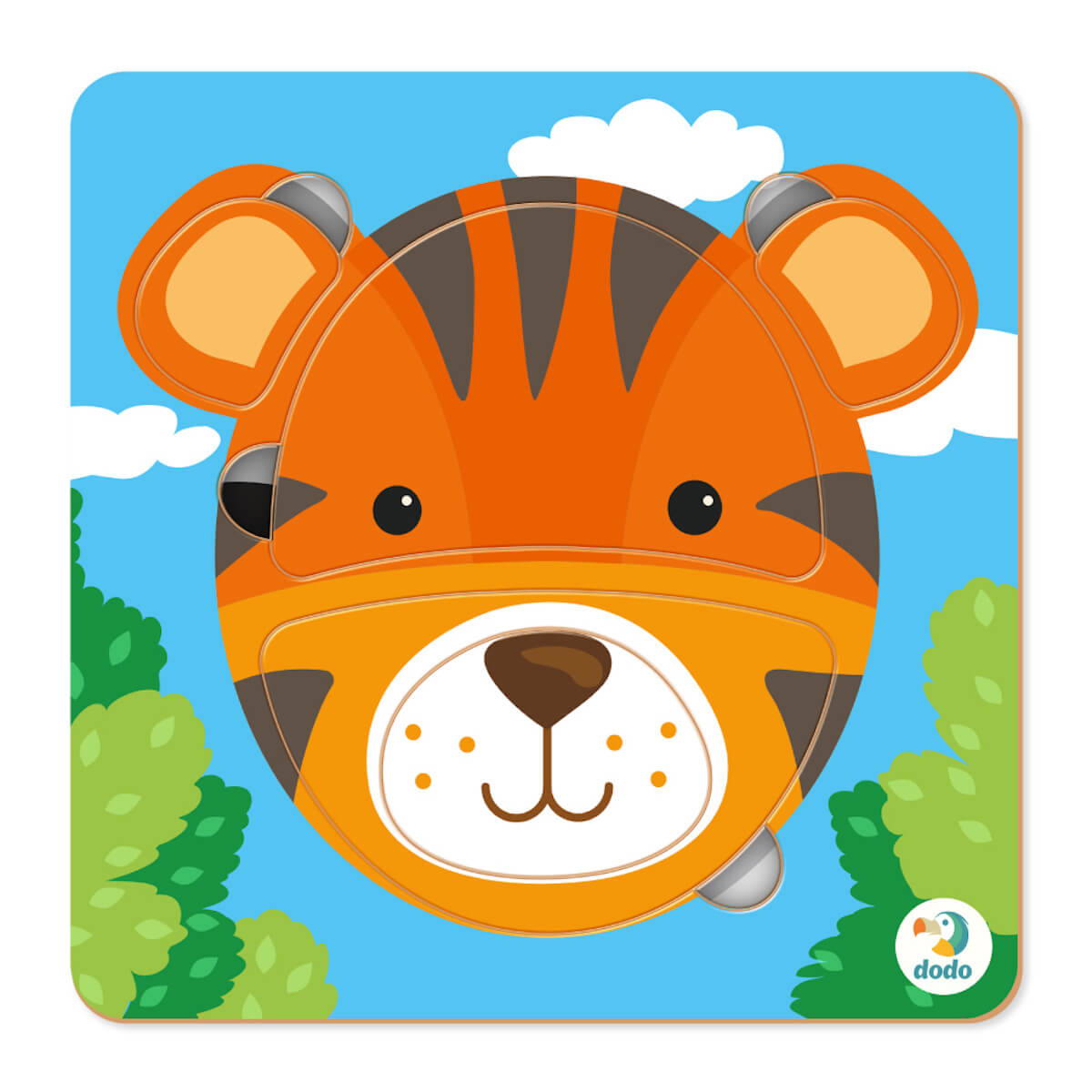 Puzzle encajable mini Tigre