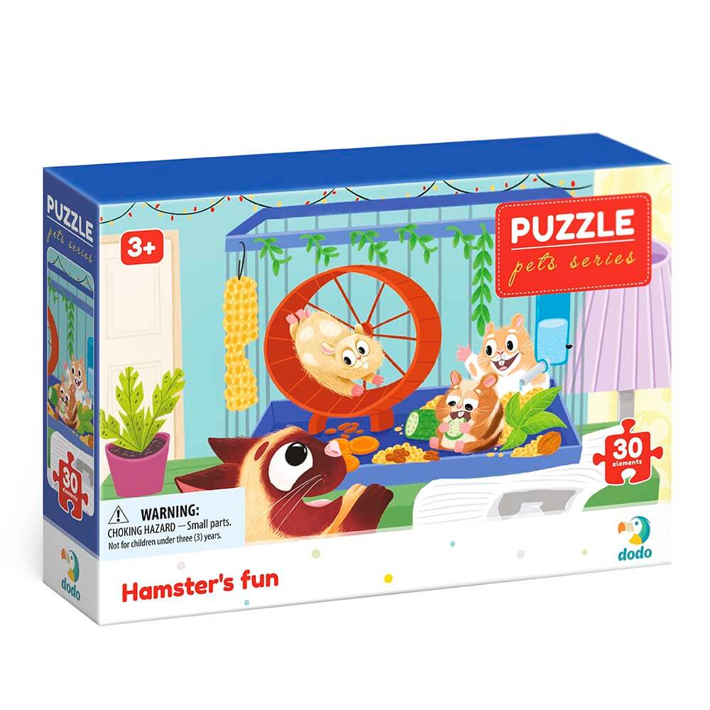 Puzzle Mascotas Hámsters