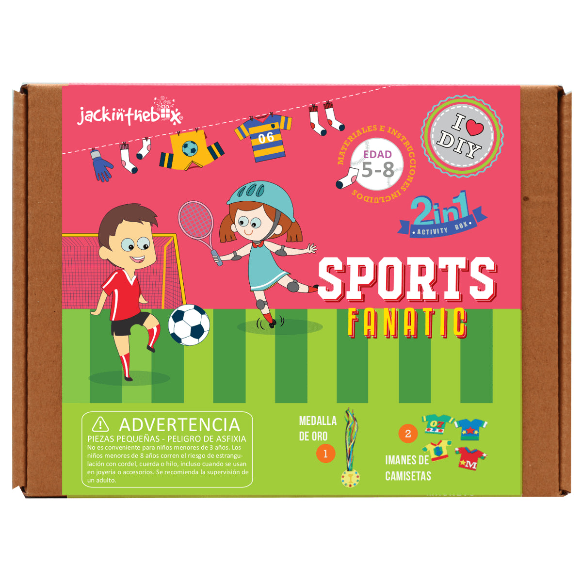 Súper deportista (caja de 2 manualidades)
