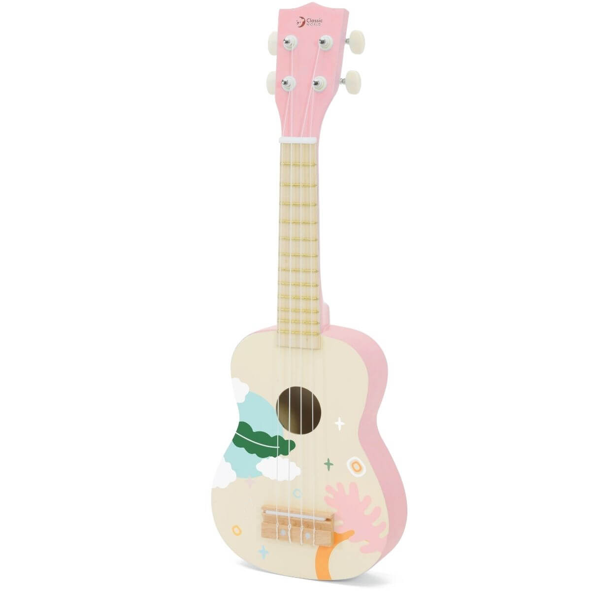 Ukelele Iris rosa