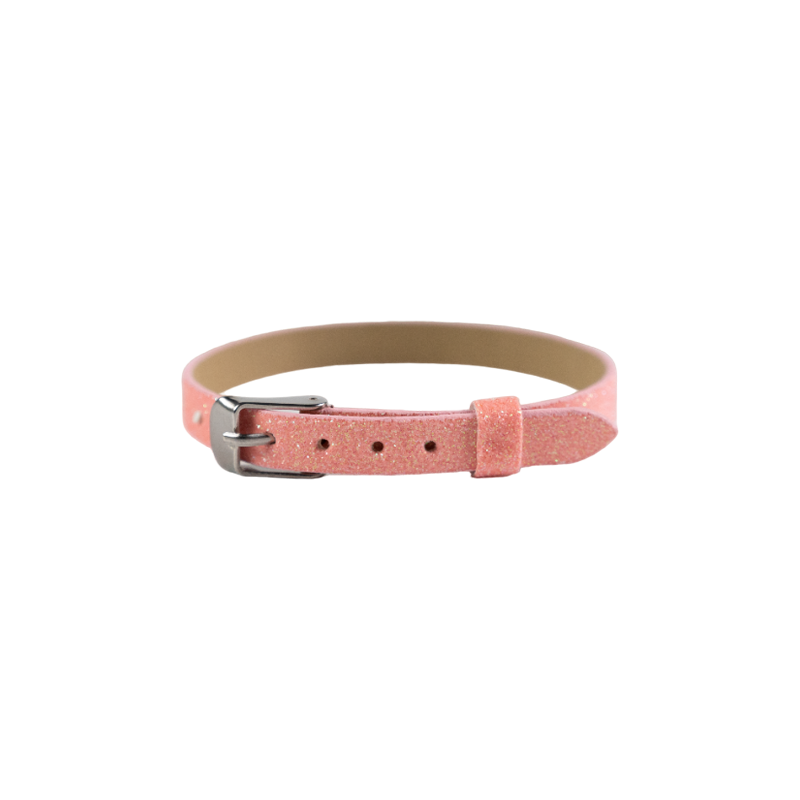 Pulsera - Purpurina Rosa Claro