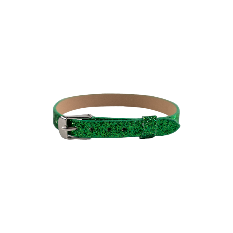 Pulsera - Purpurina Verde 