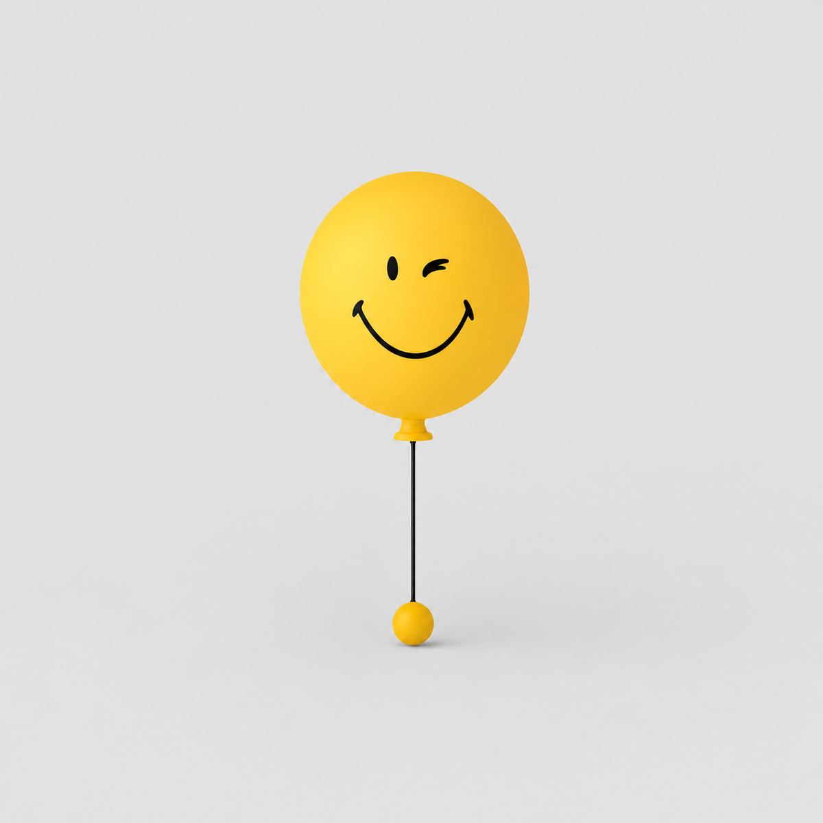 Lámpara BUBBLY - Smiley Amarillo