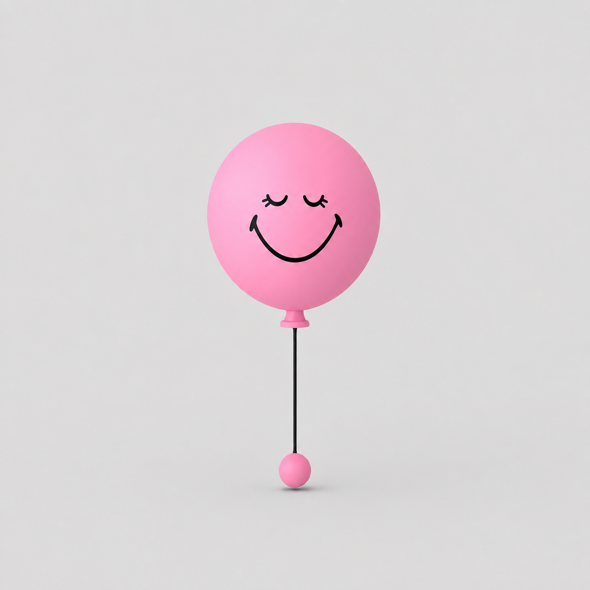 Lámpara BUBBLY - Smiley Rosa