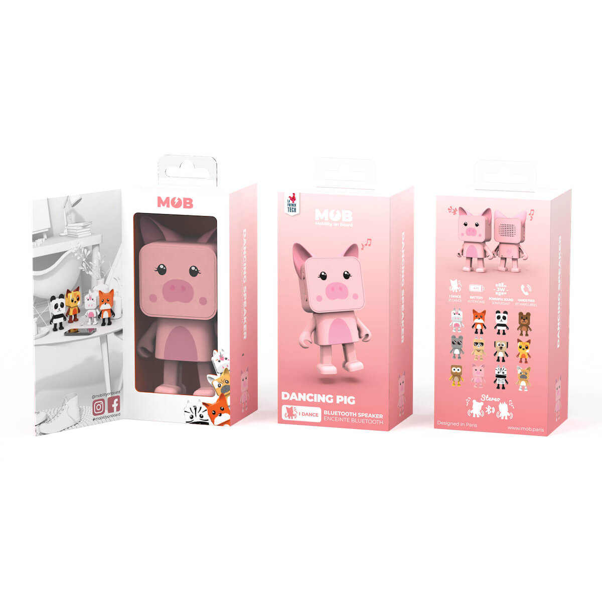 Altavoz DANCING ANIMAL - Cerdito