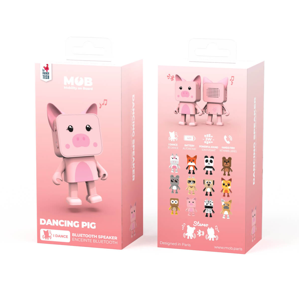 Altavoz DANCING ANIMAL - Cerdito