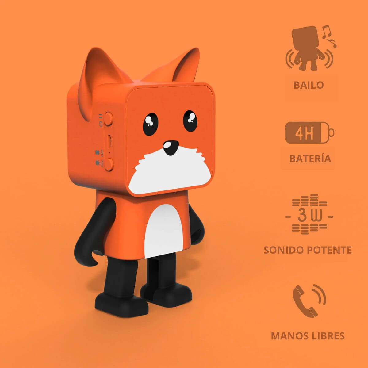 Altavoz DANCING ANIMAL - Zorro