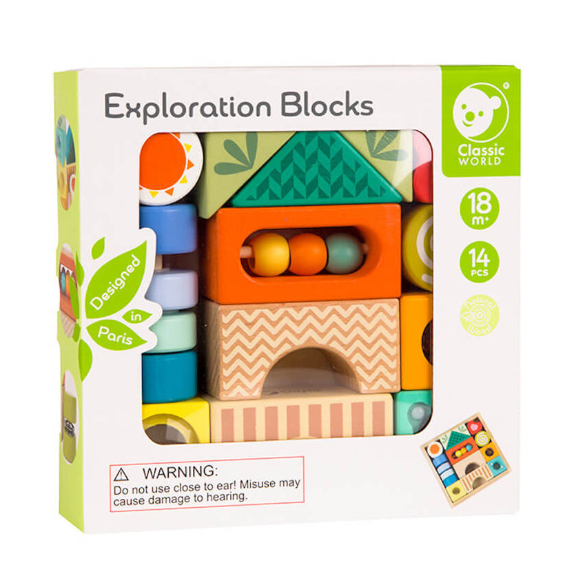 Bloques de exploración sensorial