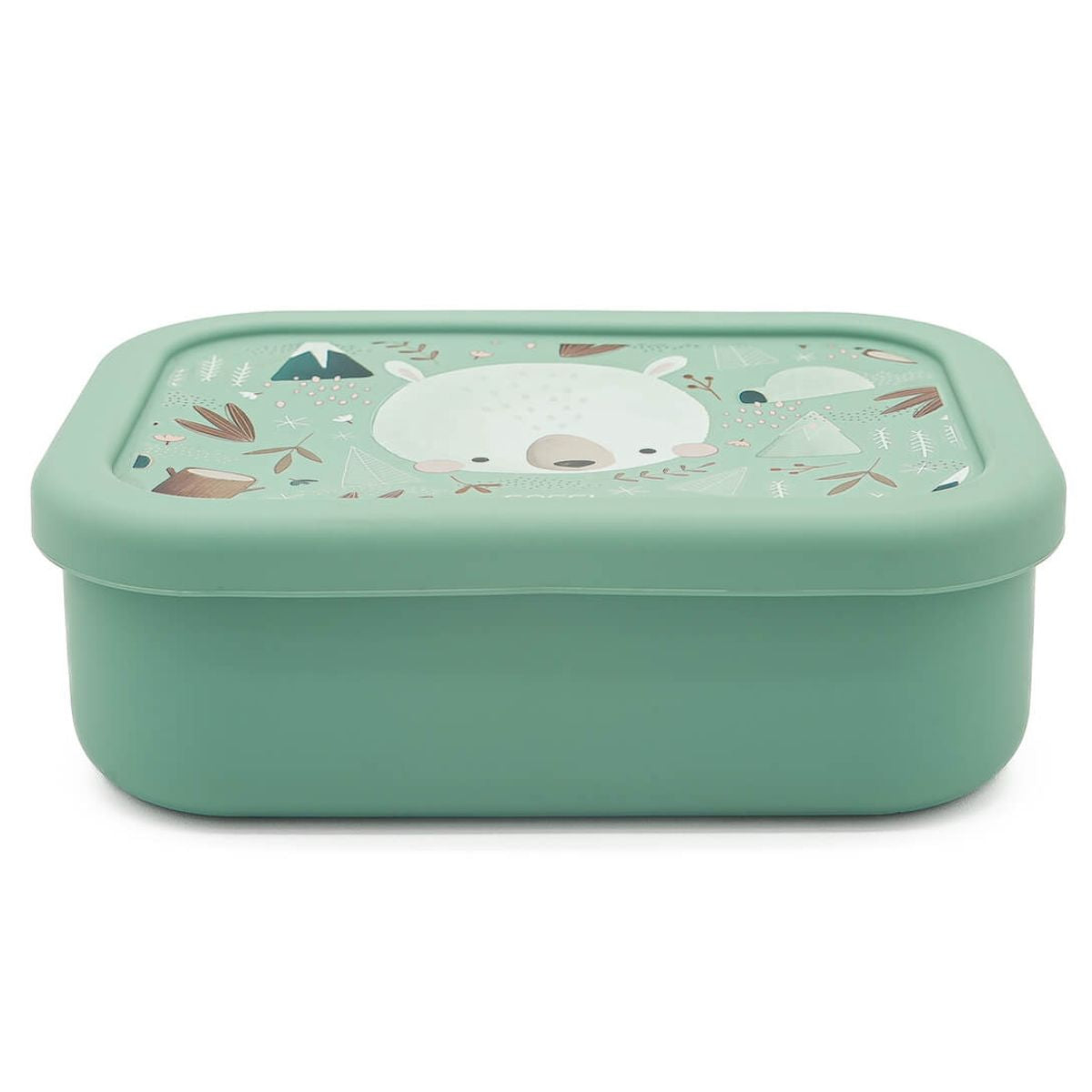 Caja almuerzo de silicona Oso Polar