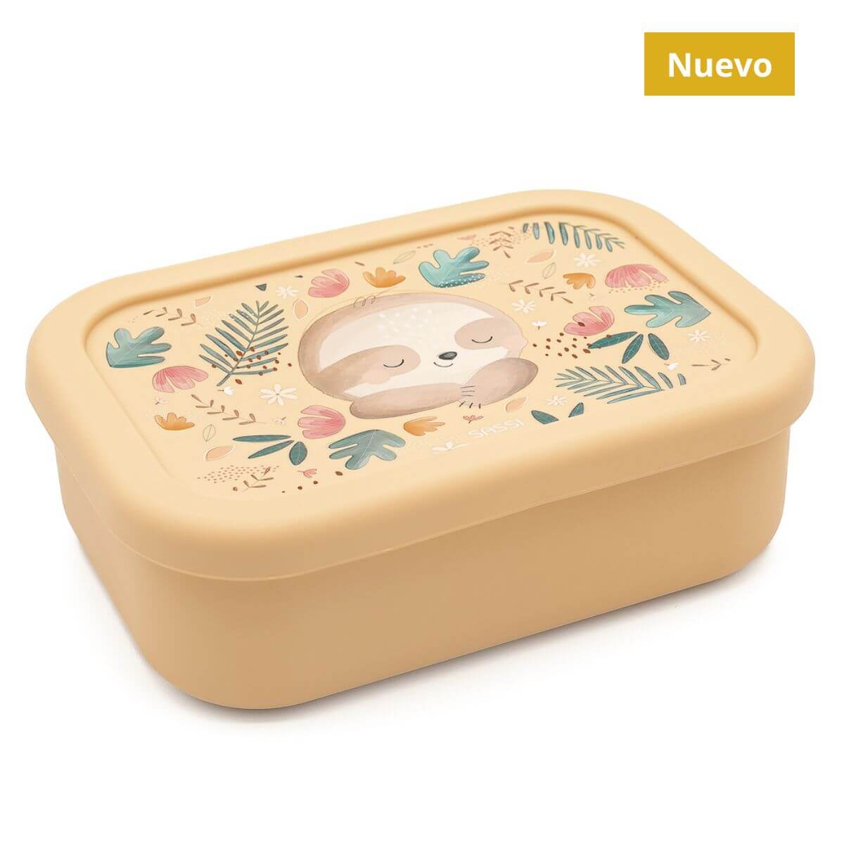 Caja almuerzo de silicona Perezoso