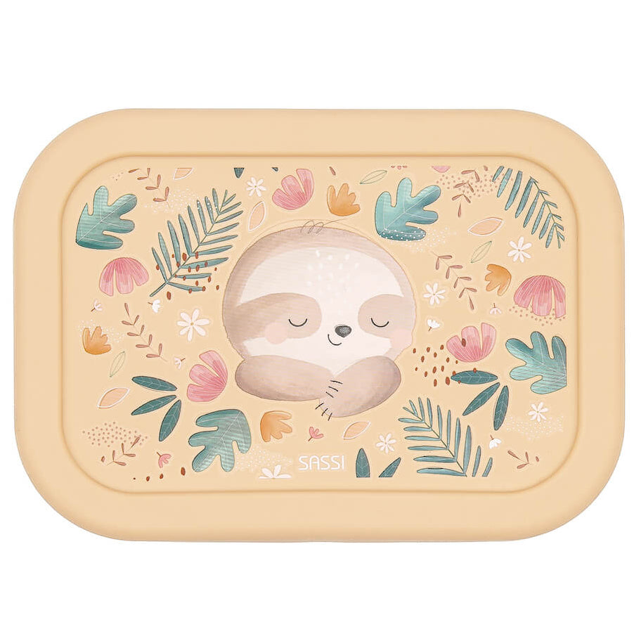 Caja almuerzo de silicona Perezoso