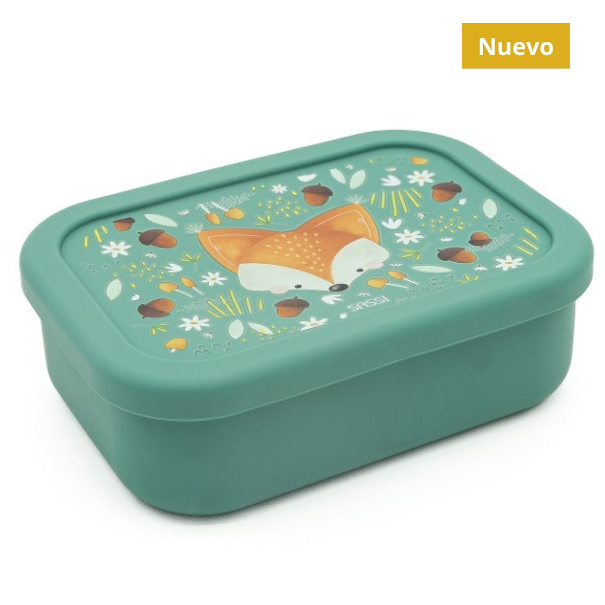 Caja almuerzo de silicona Zorro