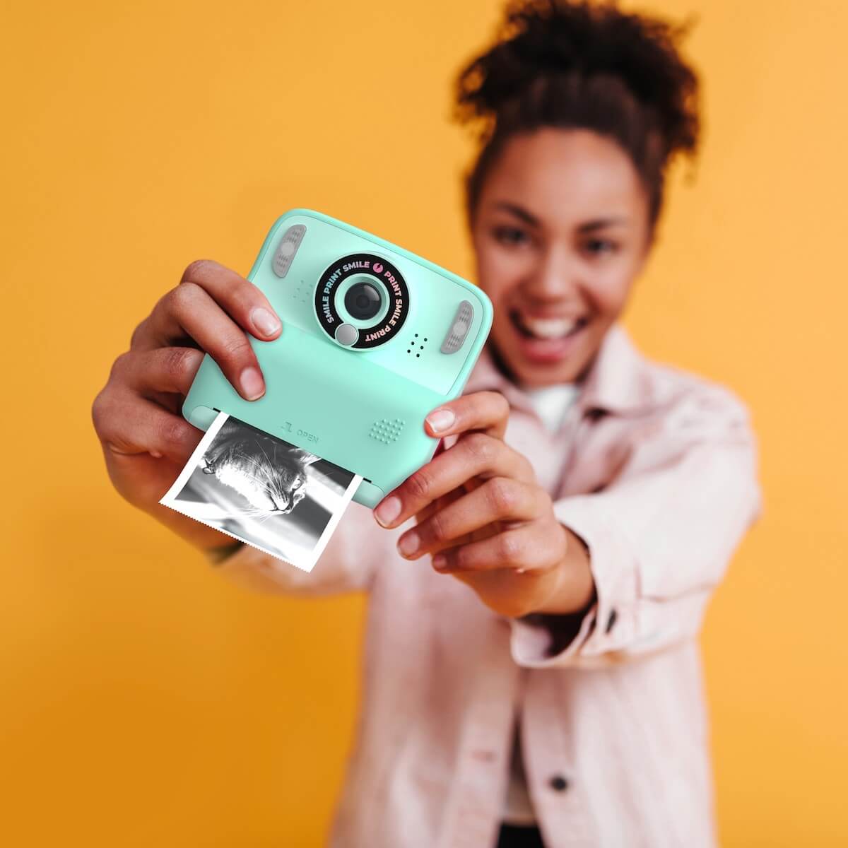 Cámara Digital Instantánea PIXIPRINT - Turquesa