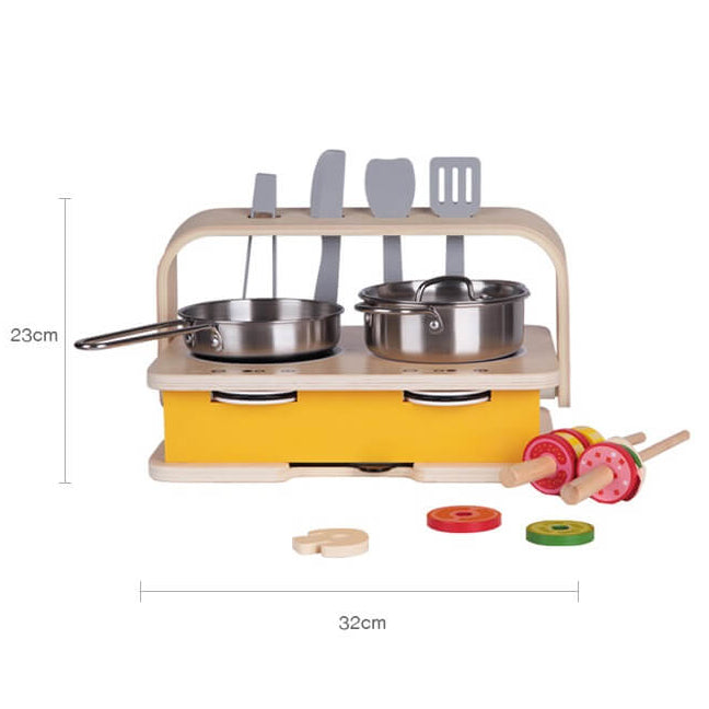 Cocina de sobremesa 2 en 1 portátil