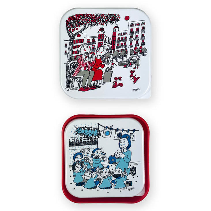 Conjunto de 4 Fiambreras