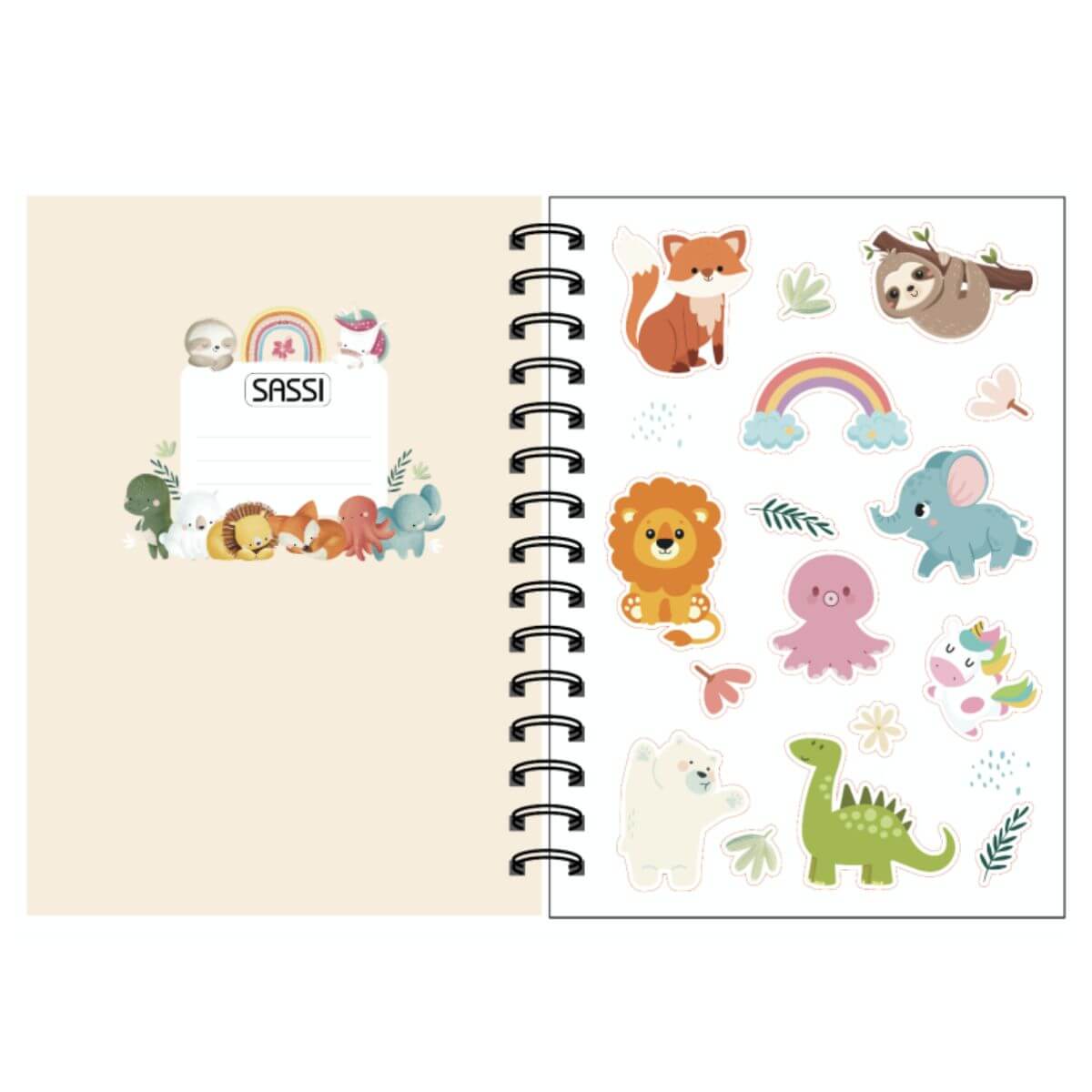Cuaderno A5 Animales SASSI