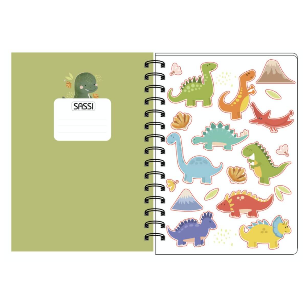 Cuaderno A5 Dinosaurio