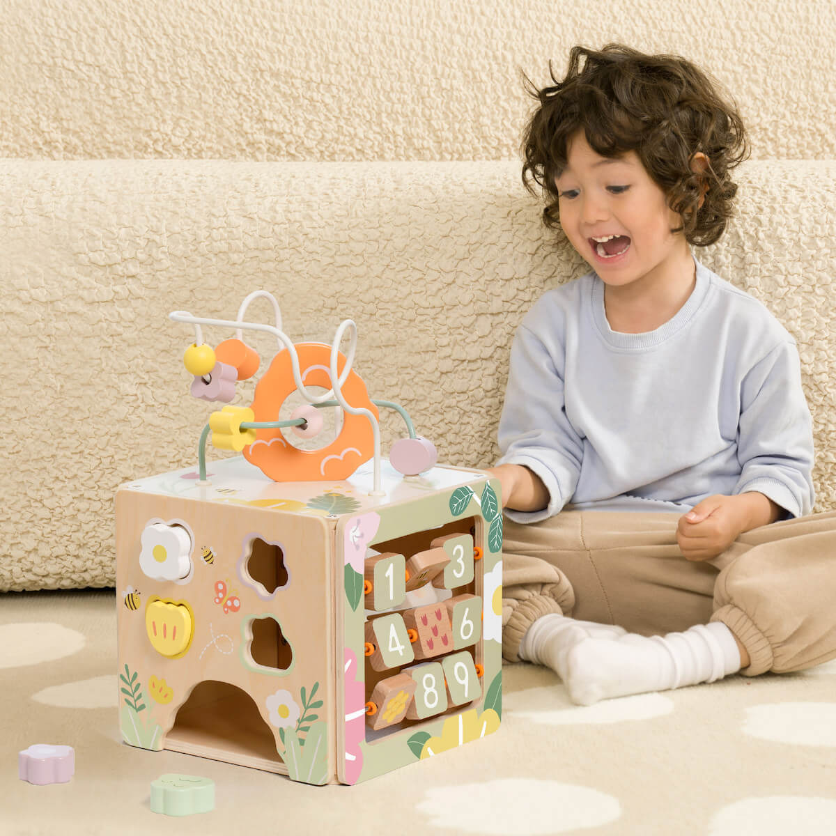 Cubo de actividades Abeja