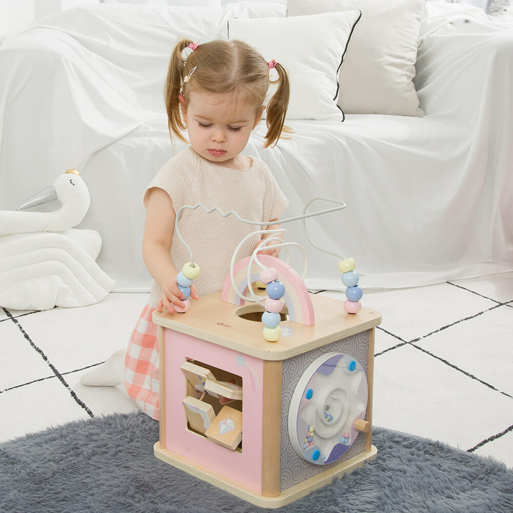 Cubo de actividades Unicornio