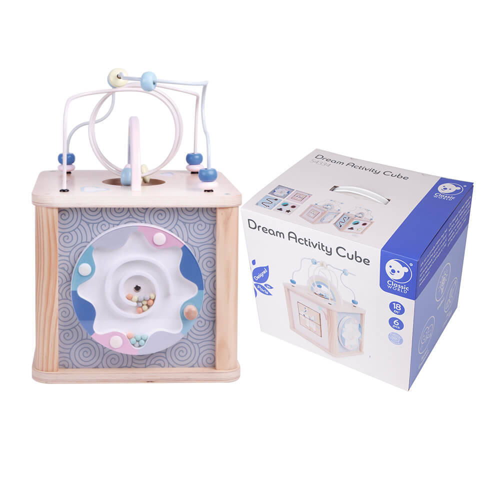 Cubo de actividades Unicornio