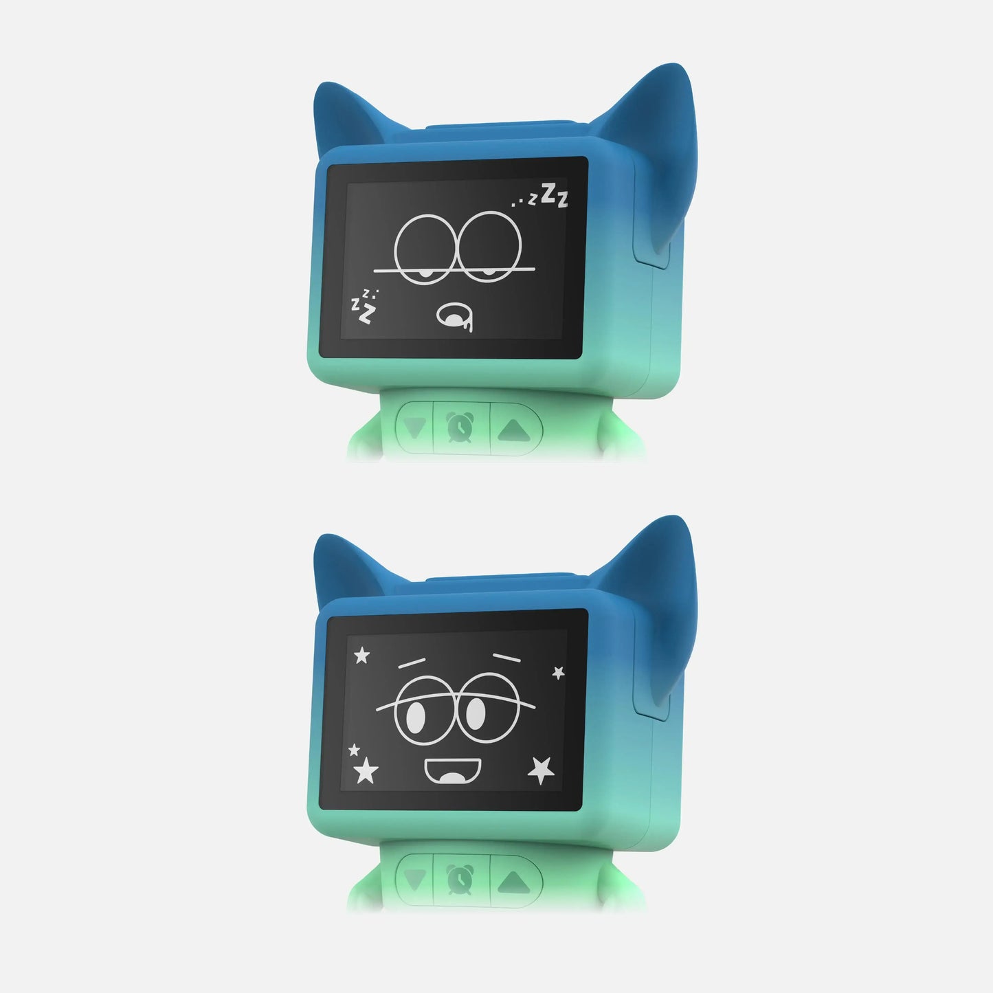 Despertador y Altavoz DANCING CLOCK - Azul