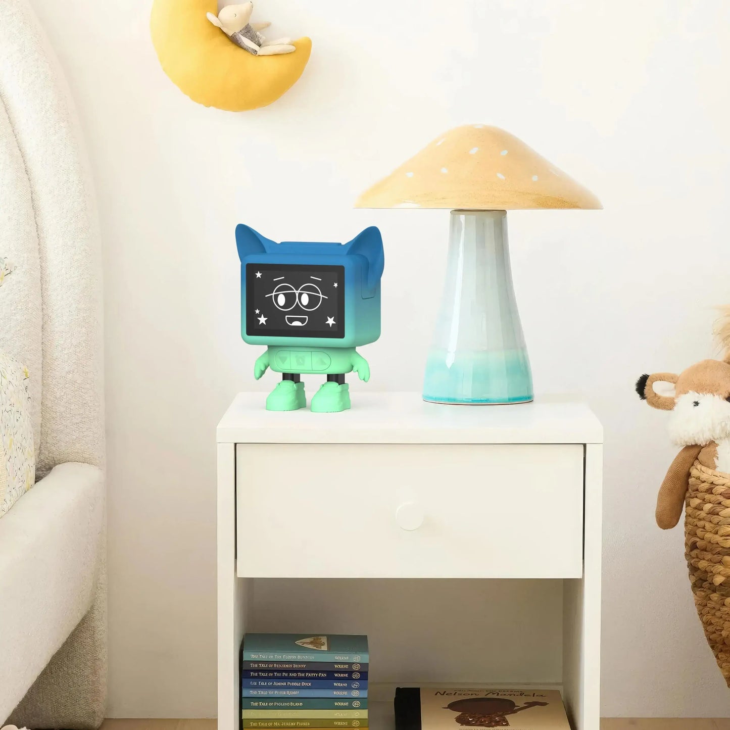 Despertador y Altavoz DANCING CLOCK - Azul