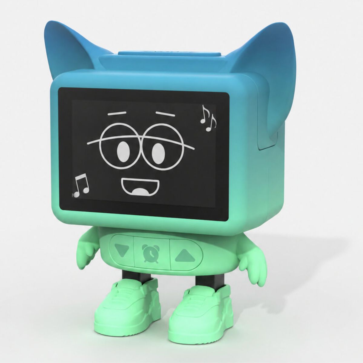 Despertador y Altavoz DANCING CLOCK - Azul