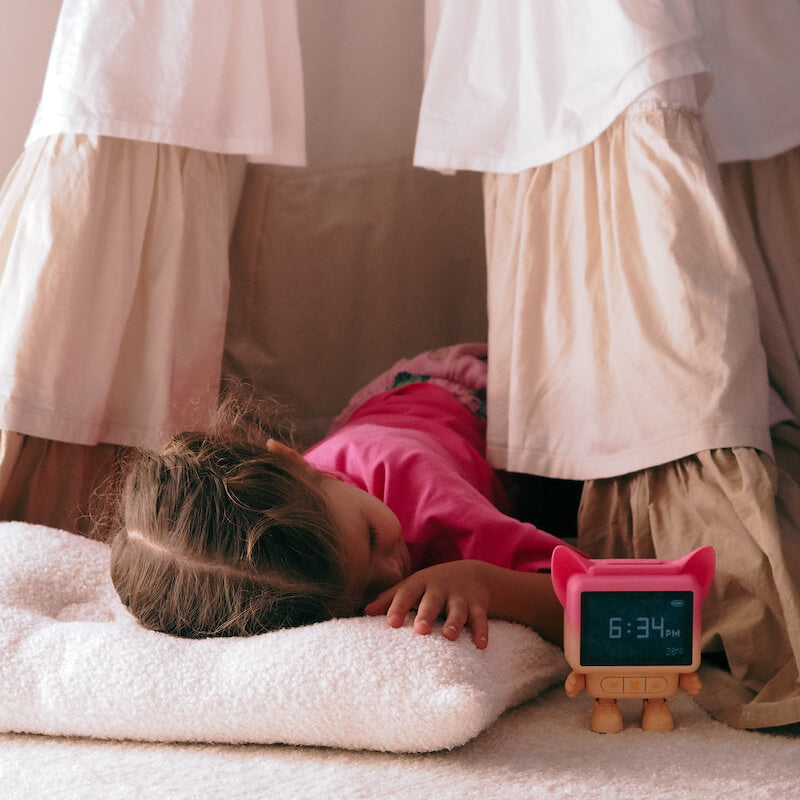 Despertador y Altavoz DANCING CLOCK - Rosa
