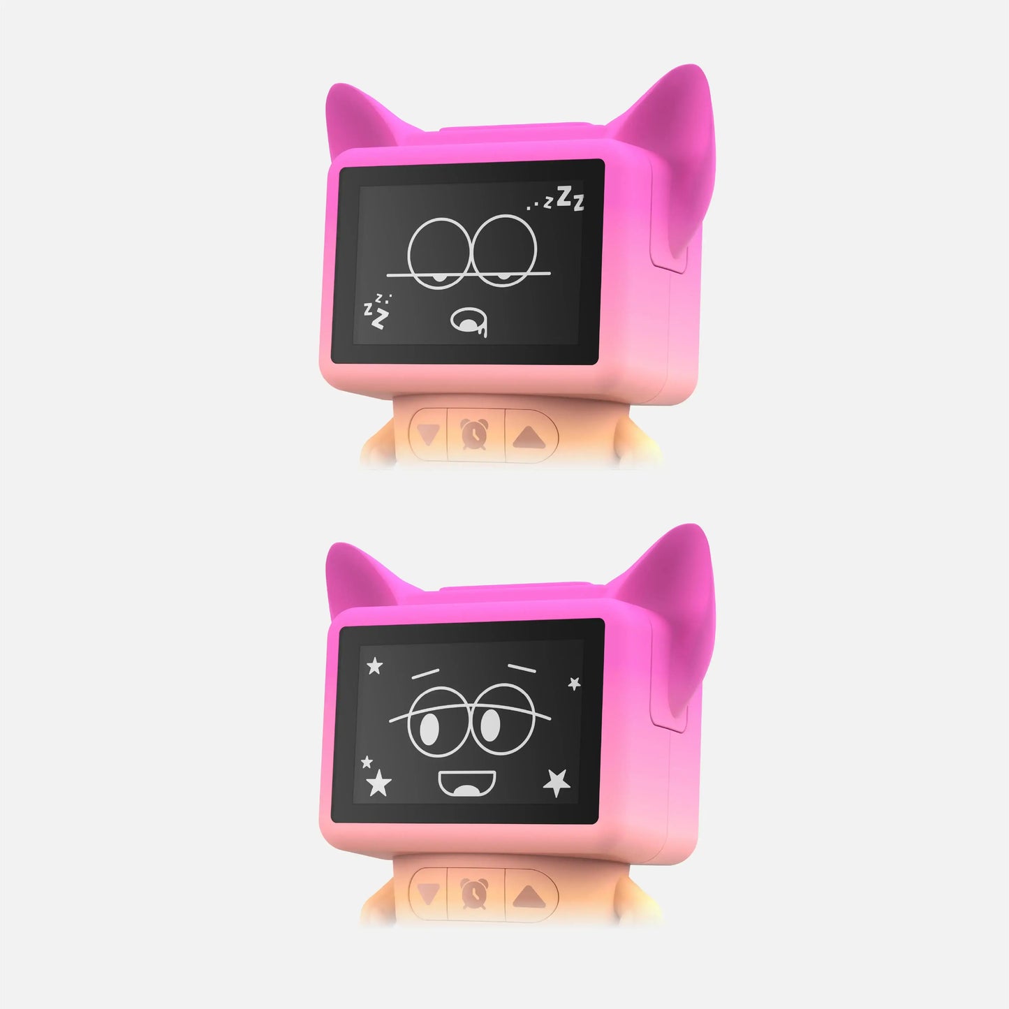 Despertador y Altavoz DANCING CLOCK - Rosa