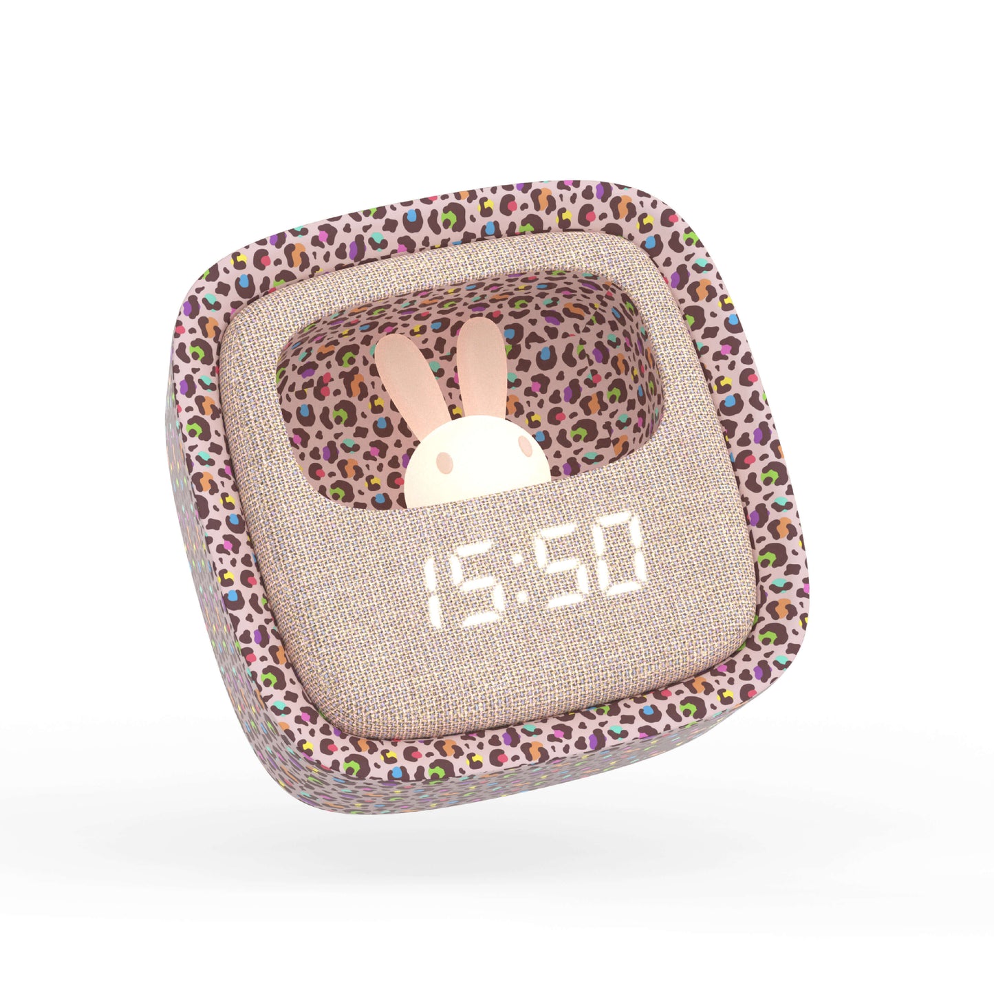 Despertador y Luz Nocturna BILLY CLOCK - Leopardo