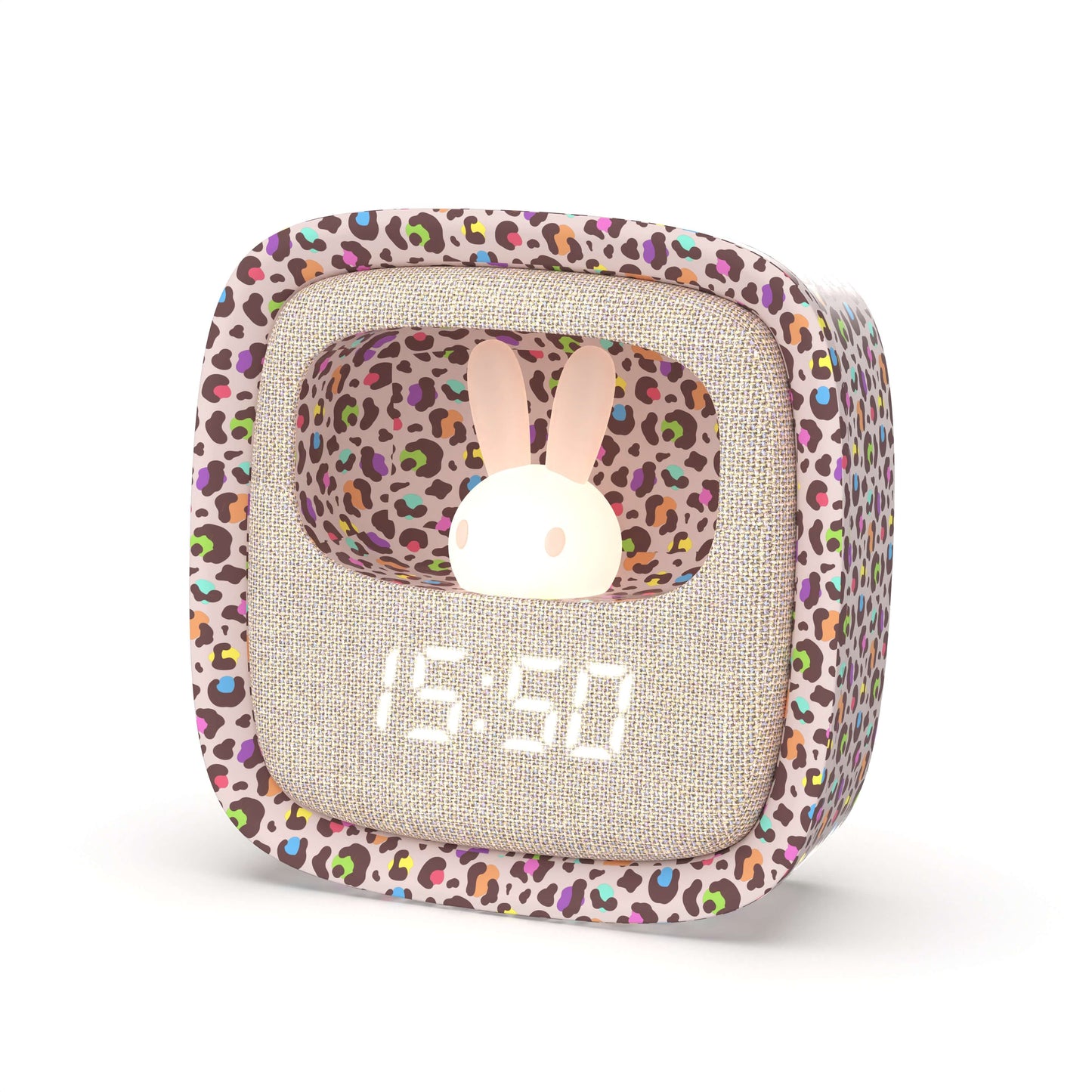 Despertador y Luz Nocturna BILLY CLOCK - Leopardo