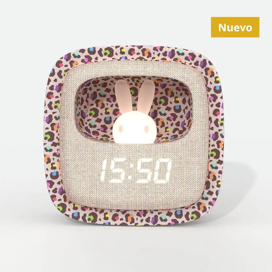 Despertador y Luz Nocturna BILLY CLOCK - Leopardo