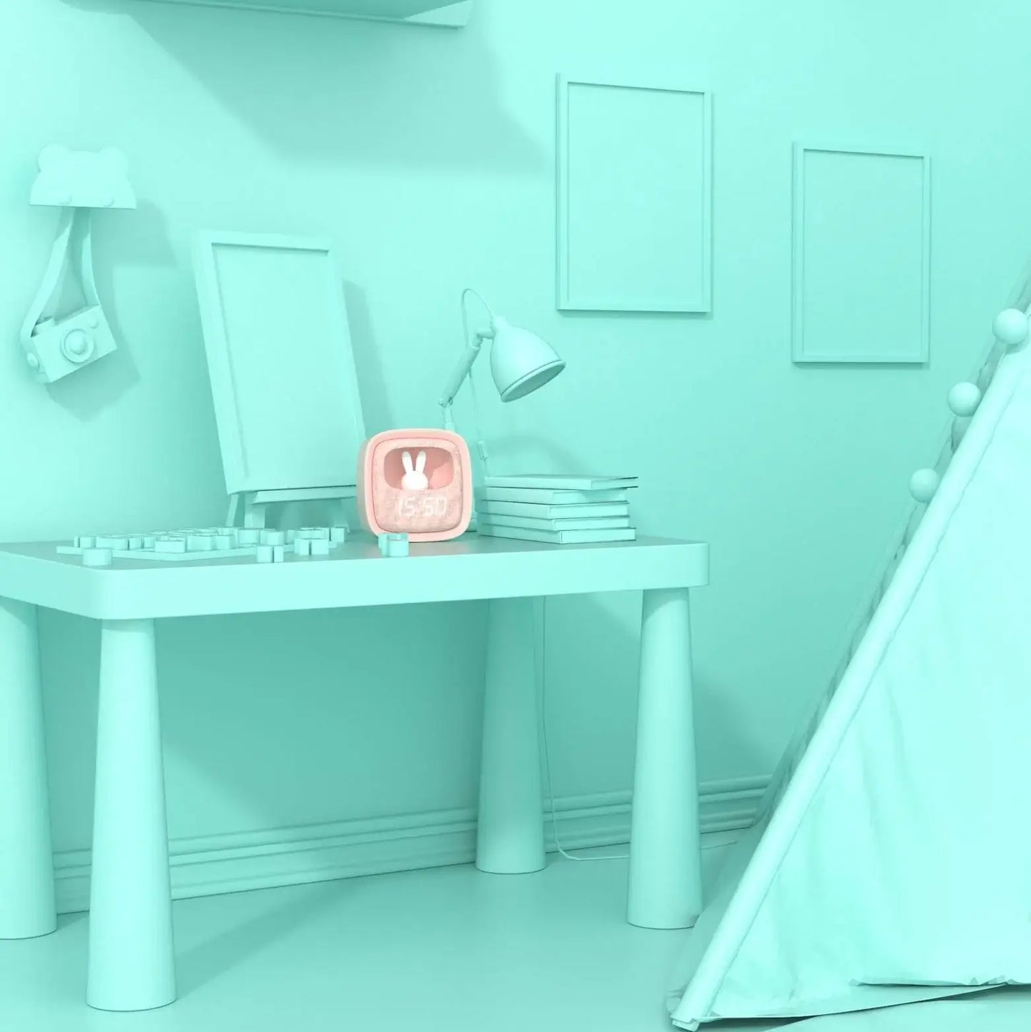 Despertador y Luz Nocturna BILLY CLOCK - Rosa
