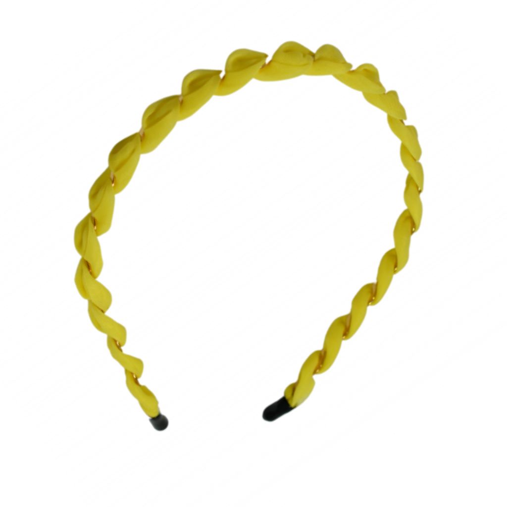 Diadema - Trenza Amarillo