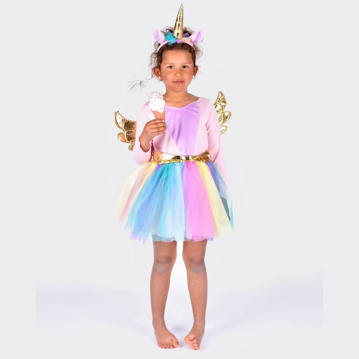 Disfraz Unicornio y Diadema (6 - 8 años)