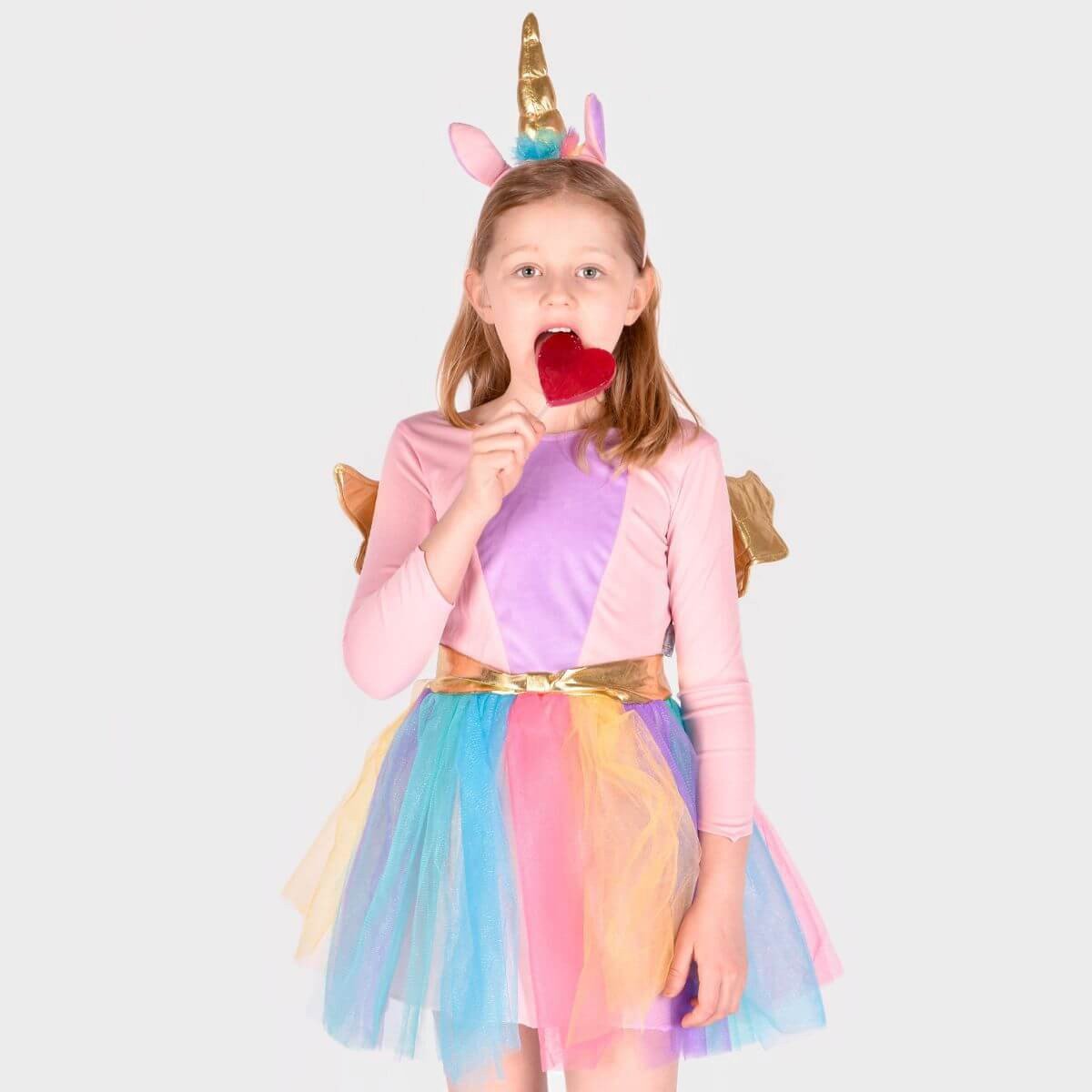 Disfraz Unicornio y Diadema (6 - 8 años)
