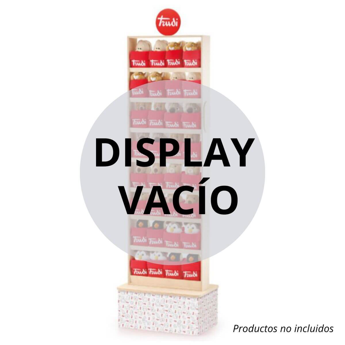 Diplay vacío Trudino de pie (madera)