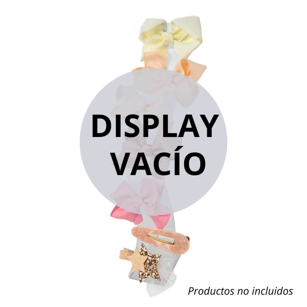 Display vacío para Clips de cabello