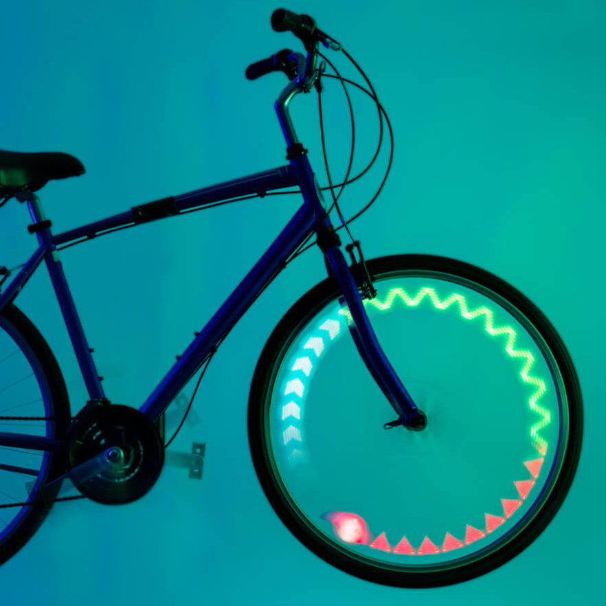 Formas luminosas para Radio de Bicicleta