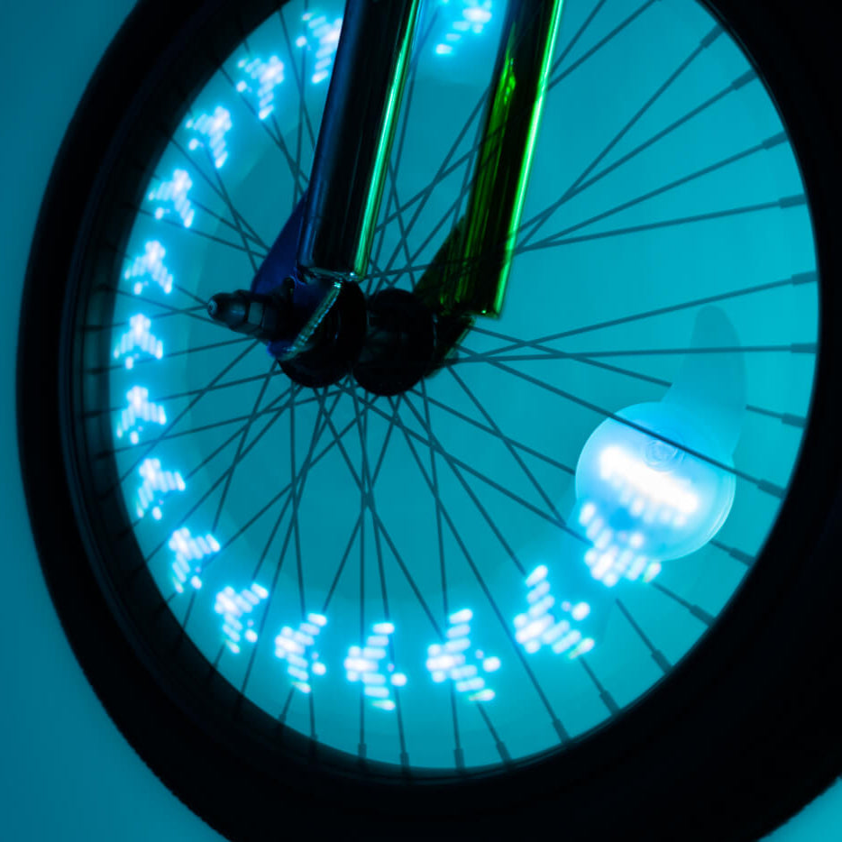 Formas luminosas para Radio de Bicicleta